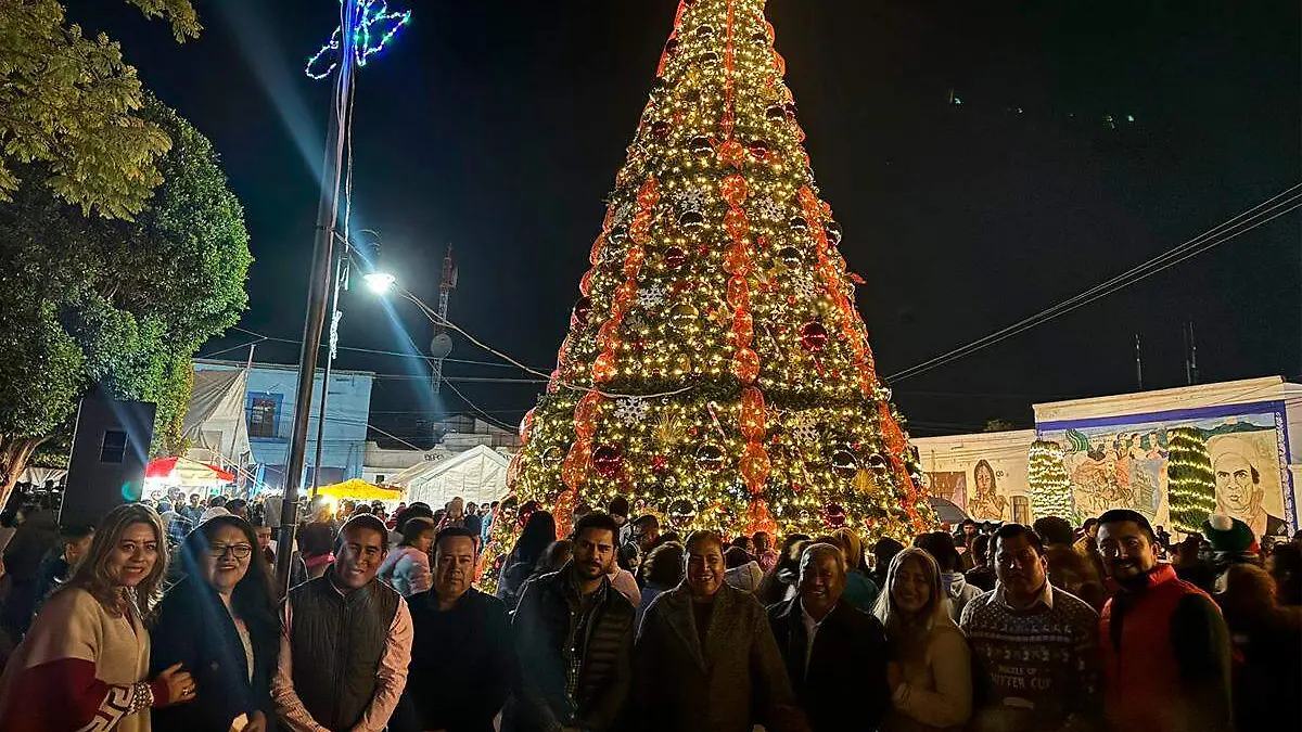 encendido del arbol en Amozoc